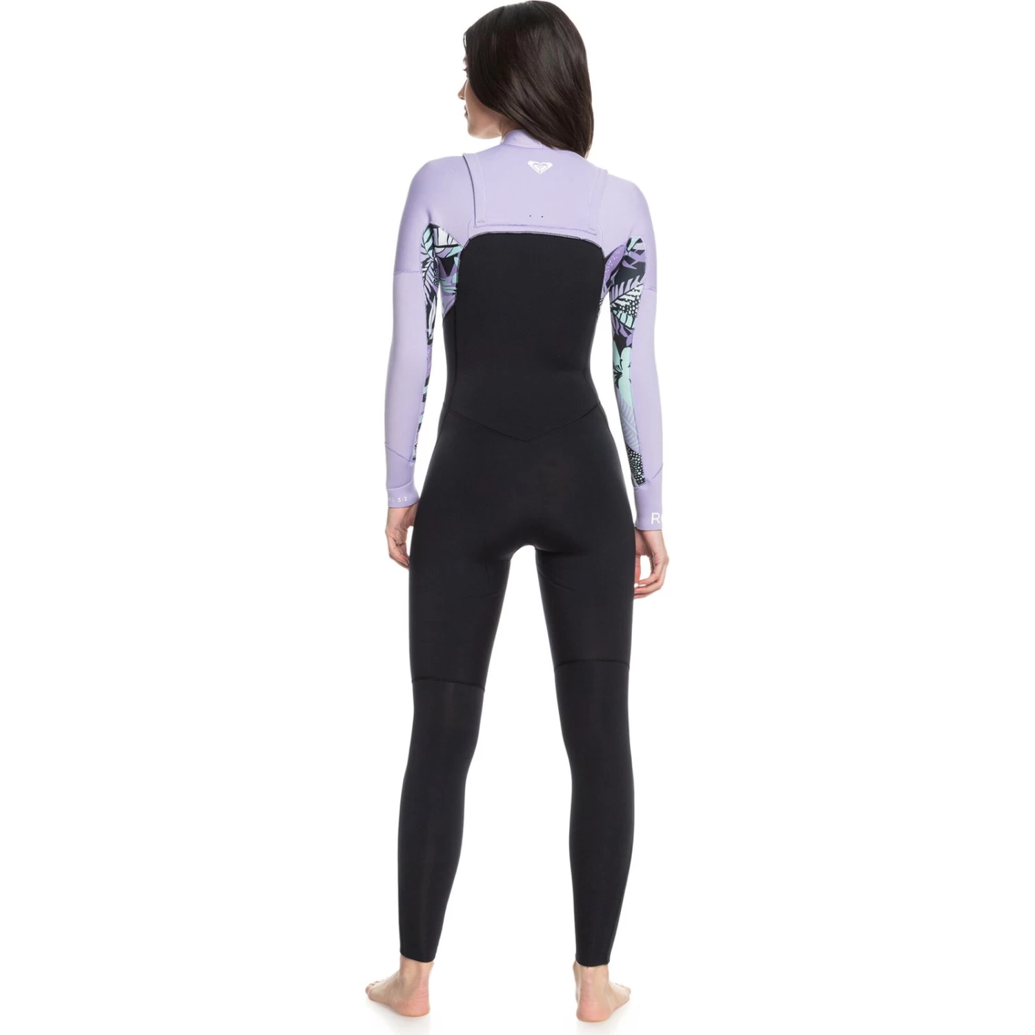 2024 Roxy Mujer Swell Series 4/3mm Gbs Chest Zip Neopreno ERJW103125 - Anthracite Splash 2 2024 Roxy Mujer Swell Series 4/3mm Gbs Chest Zip Neopreno ERJW103125 - Anthracite Splash - Imagen 2