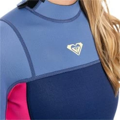 2024 Roxy Mujer Prologue 5/4/3mm Gbs Back Zip Neopreno ERJW103153 - Dark Denim -Aqua Sport Tienda 44511 202320Roxy20Womens20Prologue20543mm20GBS20Back20Zip20Wetsuit20ERJW10315320 20Dark20Denim20Close20Up.2000x2000