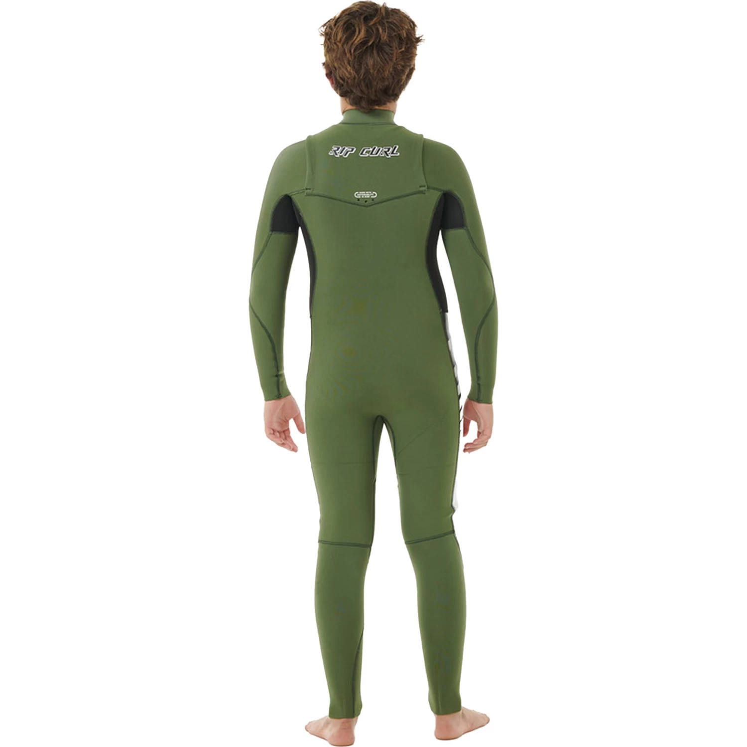 2024 Rip Curl Junior Dawn Patrol 5/3mm Chest Zip Neopreno 13JBFS - Green 3 2024 Rip Curl Junior Dawn Patrol 5/3mm Chest Zip Neopreno 13JBFS - Green - Imagen 3