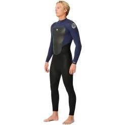 2024 Rip Curl Hombres Omega 4/3mm Back Zip Neopreno 15HMFS - Slate -Aqua Sport Tienda 44672 202320Rip20Curl20Mens20Omega2043mm20GBS20Back20Zip20Wetsuit2015HMFS20 20Slate2020side.2000x2000