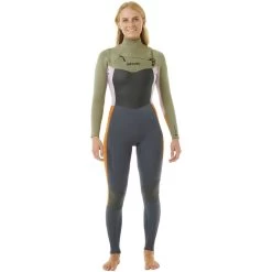 2023 Rip Curl Mujer Dawn Patrol 4/3mm Chest Zip Neopreno 14TWFS - Charcoal -Aqua Sport Tienda 44732 202320Rip20Curl20Womens20Dawn20Patrol2020Chest20Zip20Wetsuit20 20Charcoal20111.2000x2000
