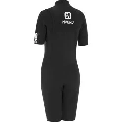 Aqua Sport Tienda -Aqua Sport Tienda 44876 202320Nyord20Womens20Tempus2022mm20Chest20Zip20Shorty20Wetsuit20N04BA0001420 20Black20Back.2000x2000