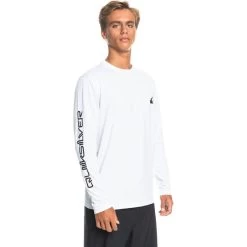 2024 Camiseta De Surf Para Hombre Quiksilver Omni Session De Manga Larga UPF 50 EQYWR03349 - Blanca -Aqua Sport Tienda 45361 202320Quiksilver20Mens20Omni20Session20Long20Sleeve20UPF205020Surf20T Shirt20EQYWR0334920 20White20side.2000x2000