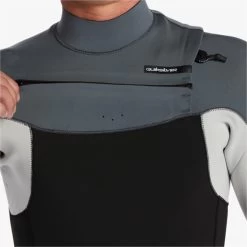 2024 Quiksilver Hombres Everyday Sessions 4/3mm Gbs Chest Zip Neopreno EQYW103201 - Black / Ash 10 2024 Quiksilver Hombres Everyday Sessions 4/3mm Gbs Chest Zip Neopreno EQYW103201 - Black / Ash -Aqua Sport Tienda 45603 202320Quiksilver20Mens20Everyday20Sessions2043mm20Chest20Zip20Wetsuit20EQYW10320120 20Black20Ash2020Close20Up.2000x2000