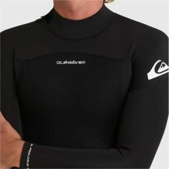 2024 Quiksilver Hombres Prologue 4/3mm Gbs Back Zip Neopreno EQYW103221 - Black -Aqua Sport Tienda 45625 202320Quiksilver20Mens20Prologue2043mm20GBS20Back20Zip20Wetsuit20EQYW10322120 20Black2020Close20Up.2000x2000