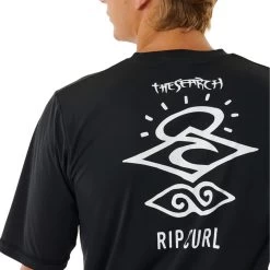 2024 Rip Curl Icons Surflite UPF Chaleco De Lycra De Manga Corta 14YMRV - Black -Aqua Sport Tienda 45662 202320Rip20Curl20Icons20Surflite20UPF20Short20Sleeve20Rash20Vest2014YMRV20 20Black2055.2000x2000