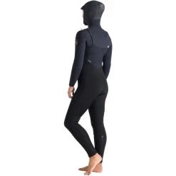 2024 C-Skins Mujer ReWired 6/5mm Chest Zip Con Capucha Neopreno C-RW65WH - Black / Crimson -Aqua Sport Tienda 45728 202320C Skins20Womens20Rewired2065mm20Chest20Zip20Hooded20Wetsuit20C RW65WH20 20Black20Crimson20side.2000x2000