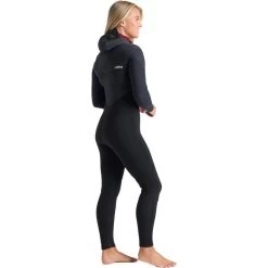 2024 C-Skins Mujer ReWired 6/5mm Chest Zip Con Capucha Neopreno C-RW65WH - Black / Crimson -Aqua Sport Tienda 45728 202320C Skins20Womens20Rewired2065mm20Chest20Zip20Hooded20Wetsuit20C RW65WH20 20Black20Crimson20side203.2000x2000