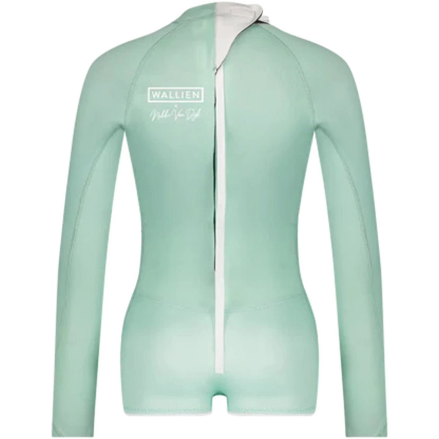 2024 Wallien Mujer Nikki Van Dijk Boyleg Cut 2mm Back Zip Traje De Primavera Neopreno 101007 - Aquamarine Gradient 2 2024 Wallien Mujer Nikki Van Dijk Boyleg Cut 2mm Back Zip Traje De Primavera Neopreno 101007 - Aquamarine Gradient - Imagen 2