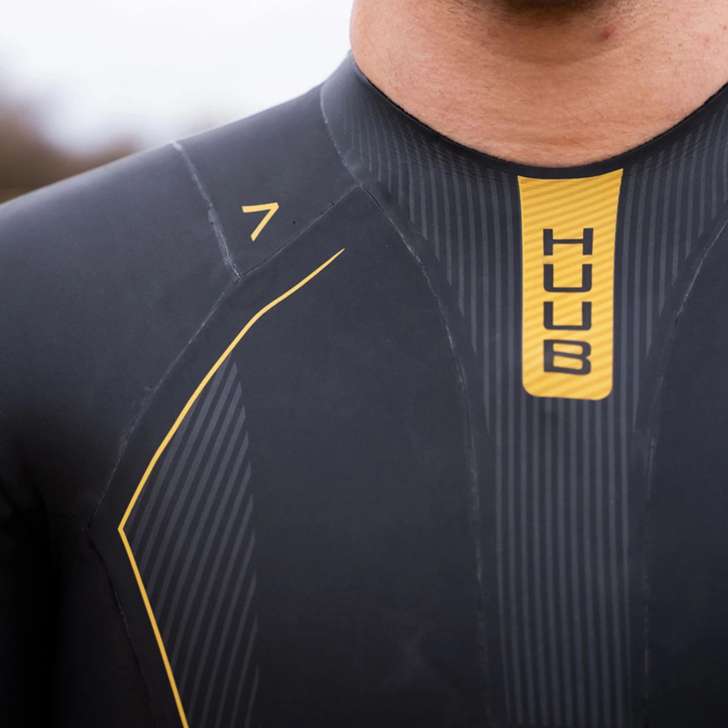 2024 Huub Hombres Alchemy 3/5mm Back Zip Swim Neopreno ALCHEMY1 - Black / Grey / Gold 5 2024 Huub Hombres Alchemy 3/5mm Back Zip Swim Neopreno ALCHEMY1 - Black / Grey / Gold - Imagen 5