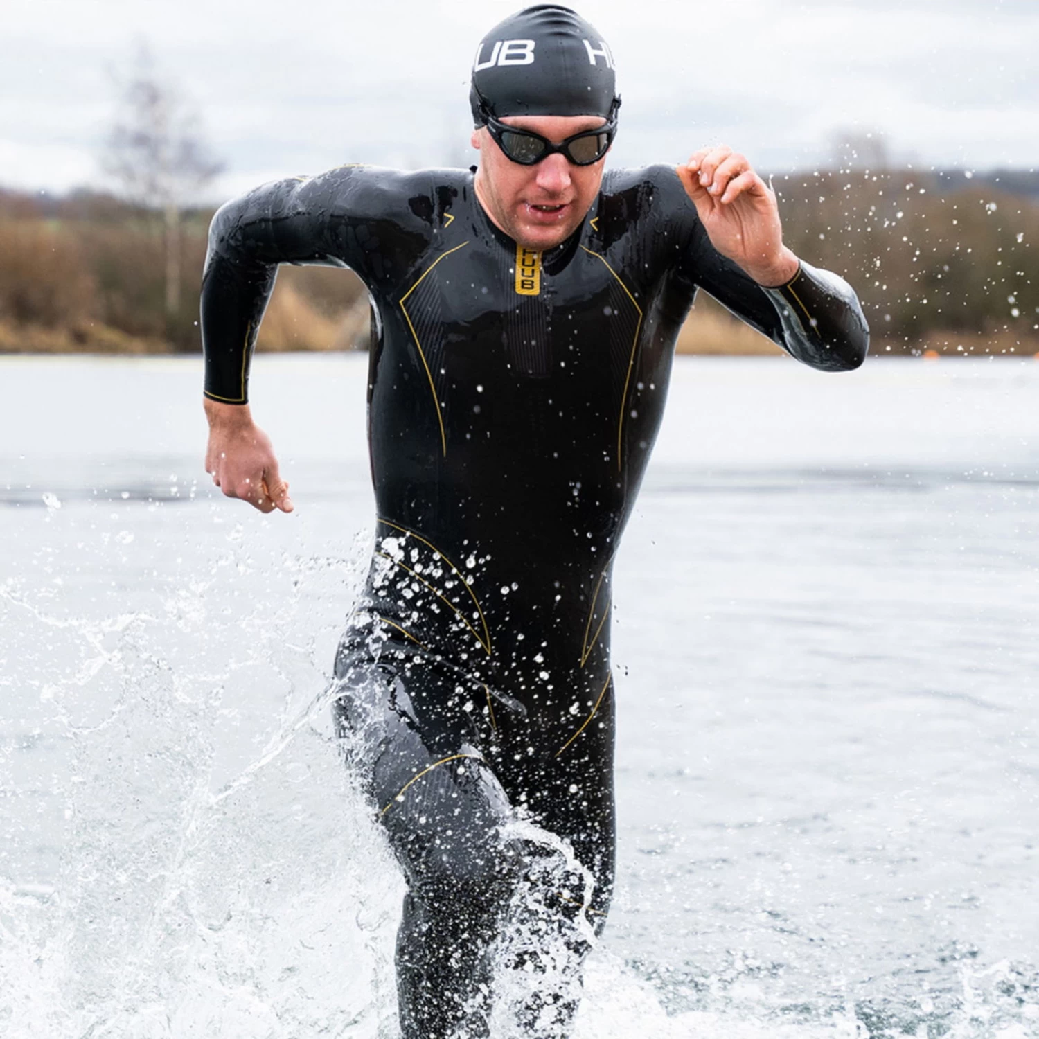 2024 Huub Hombres Alchemy 3/5mm Back Zip Swim Neopreno ALCHEMY1 - Black / Grey / Gold 8 2024 Huub Hombres Alchemy 3/5mm Back Zip Swim Neopreno ALCHEMY1 - Black / Grey / Gold - Imagen 8