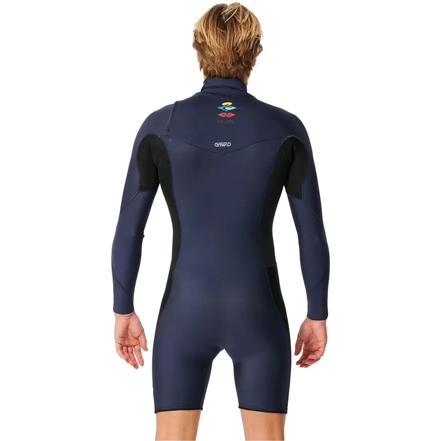2024 Rip Curl Hombres Dawn Patrol 2mm Manga Larga Chest Zip Shorty Neopreno 11HMSP - Dark Navy 3 2024 Rip Curl Hombres Dawn Patrol 2mm Manga Larga Chest Zip Shorty Neopreno 11HMSP - Dark Navy - Imagen 3