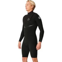 2024 Rip Curl Hombres E-Bomb 2mm Zip Free Manga Larga Shorty Neopreno 11FMSP - Black -Aqua Sport Tienda 46171 202420Rip20Curl20Mens20E Bomb202mm20Zip20Free20Long20Sleeve20Shorty20Wetsuit2011FMSP20 20Black201.2000x2000