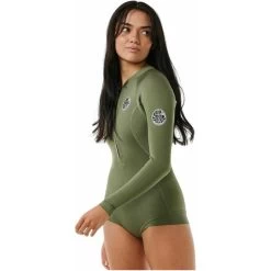 2024 Rip Curl Mujer G-Bomb 2.0 1mm Manga Larga Shorty Neopreno 119WSP - Khaki -Aqua Sport Tienda 46196 202320Rip20Curl20Womens20G Bomb202.0201mm20Long20Sleeve20Shorty20Wetsuit20119WSP20 20Khaki202.2000x2000