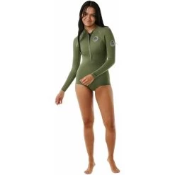 2024 Rip Curl Mujer G-Bomb 2.0 1mm Manga Larga Shorty Neopreno 119WSP - Khaki -Aqua Sport Tienda 46196 202320Rip20Curl20Womens20G Bomb202.0201mm20Long20Sleeve20Shorty20Wetsuit20119WSP20 20Khaki203.2000x2000