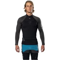 2024 Zhik Hombres Microfleece X Traje De Neopreno Top DTP-0580-BLK - Black -Aqua Sport Tienda 46759 202420Zhik20Mens20Microfleece20X20Neoprene20Wetsuit20Top20DTP 0580 BLK20 20Black204.2000x2000