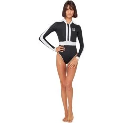 2024 Rip Curl Mujer Rip Curl X Victoria Vergara G-Bomb Front Zip 2mm Traje De Primavera 13EWSP - Black / White -Aqua Sport Tienda 46804 202420Rip20Curl20Womens20Rip20Curl20X20Victoria20Vergara20G Bomb20Front20Zip202mm20Long20Sleeve20Springsuit2013EWSP20 20Black20White20aa4.2000x2000