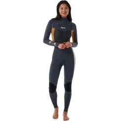 2024 Rip Curl Mujer Dawn Patrol 3/2mm Chest Zip Neopreno 14VWFS - Light Brown -Aqua Sport Tienda 46948 202420Rip20Curl20Women20Dawn20Patrol203.220Chest20Zip20Wetsuit2014VWFS20 20Black208.2000x2000