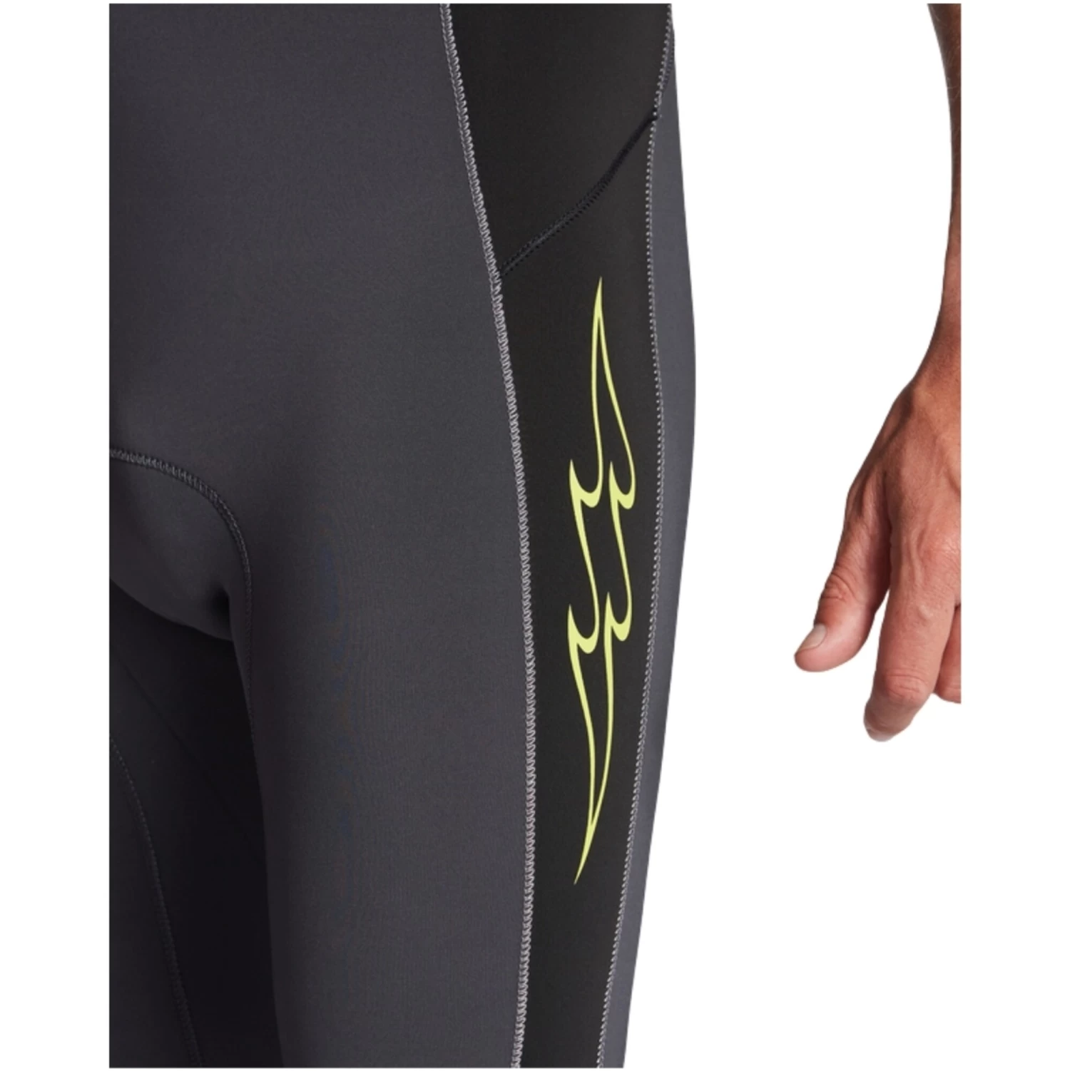 2024 Billabong Hombres Absolute 2mm Flatlock Chest Zip Shorty Neopreno ABYW500118 - Grey 5 2024 Billabong Hombres Absolute 2mm Flatlock Chest Zip Shorty Neopreno ABYW500118 - Grey - Imagen 5