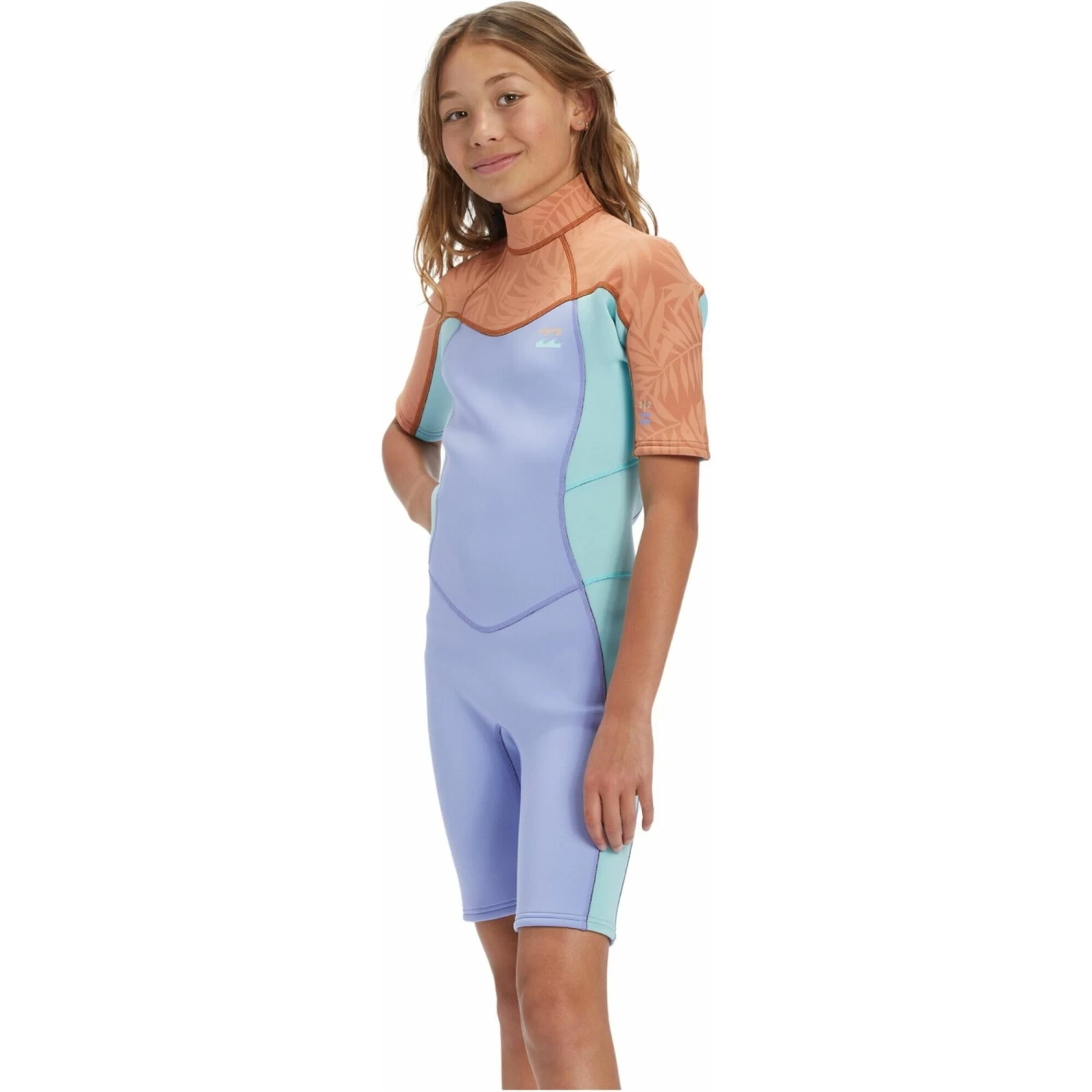 2024 Billabong Junior Foil 2mm Back Zip Shorty Neopreno ABBW500113 - Cosmic Blue 2 2024 Billabong Junior Foil 2mm Back Zip Shorty Neopreno ABBW500113 - Cosmic Blue - Imagen 2