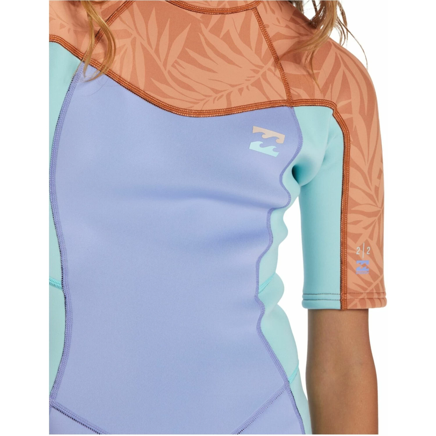 2024 Billabong Junior Foil 2mm Back Zip Shorty Neopreno ABBW500113 - Cosmic Blue 4 2024 Billabong Junior Foil 2mm Back Zip Shorty Neopreno ABBW500113 - Cosmic Blue - Imagen 4