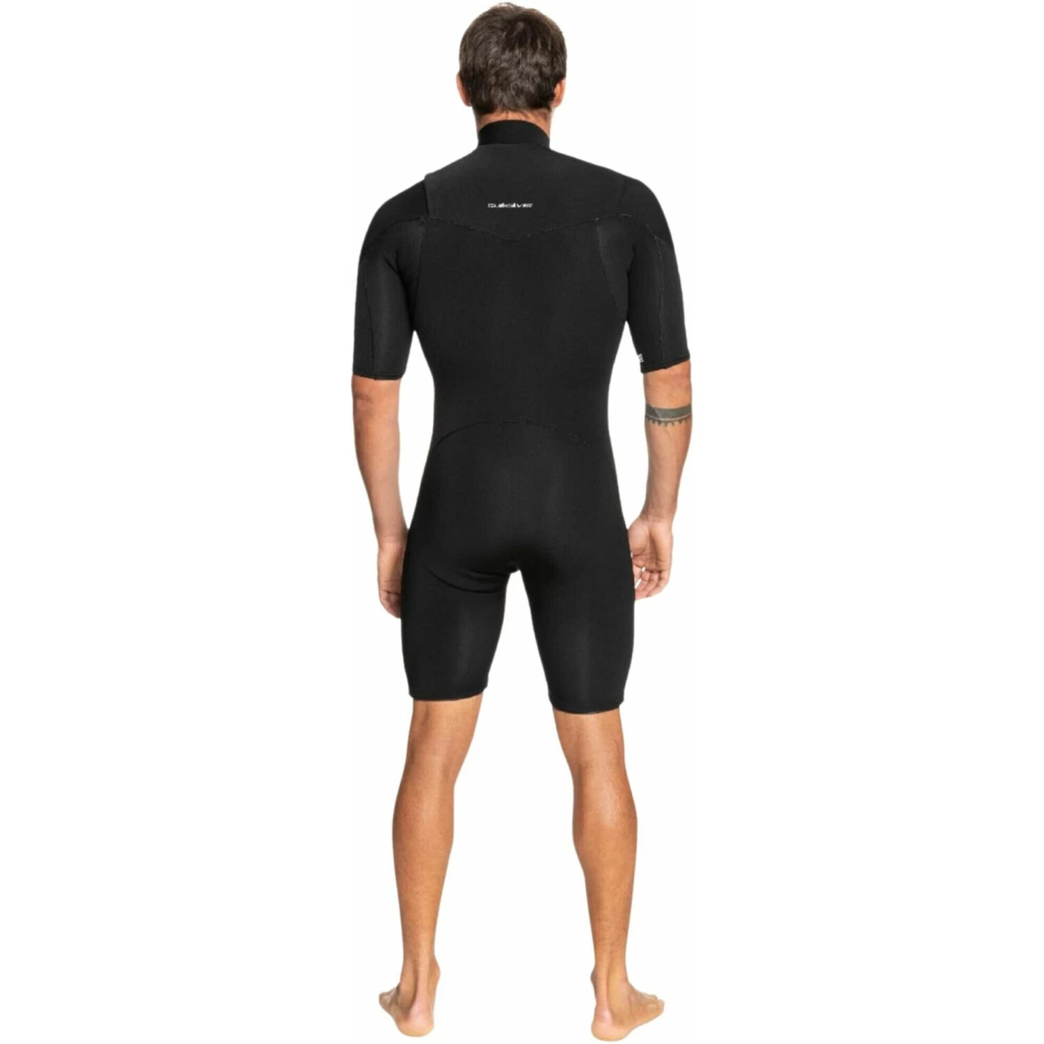 2024 Quiksilver Hombres Everyday Sessions 2mm Chest Zip Shorty Neopreno EQYW503036 - Black 2 2024 Quiksilver Hombres Everyday Sessions 2mm Chest Zip Shorty Neopreno EQYW503036 - Black - Imagen 2