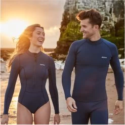 2024 Zone3 Mujer Yulex Manga Larga Swimsuit NA23WYLSS103 - Navy -Aqua Sport Tienda 48602 202420Zone320Womens20Yulex20Long20Sleeve20Swimsuit20NA23WYLSS10320 20Navy209.2000x2000