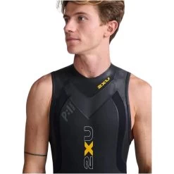 2024 2XU Hombres Propel P:1 Sin Mangas Swim Neopreno MW4992c - Black / Ambition -Aqua Sport Tienda 48618 2024202XU20Mens20Propel20P120Sleeveless20Swim20Wetsuit20MW4992c20 20Black20Ambition20A3.2000x2000