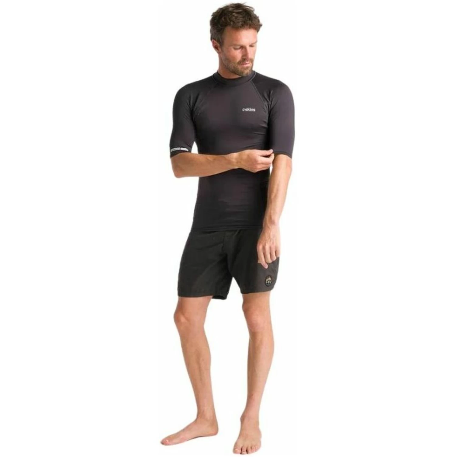 2024 C- Skins Hombres NuWave UV Basics Chaleco De Lycra De Manga Corta C-NLYSSMC - Anthracite 2 2024 C- Skins Hombres NuWave UV Basics Chaleco De Lycra De Manga Corta C-NLYSSMC - Anthracite - Imagen 2