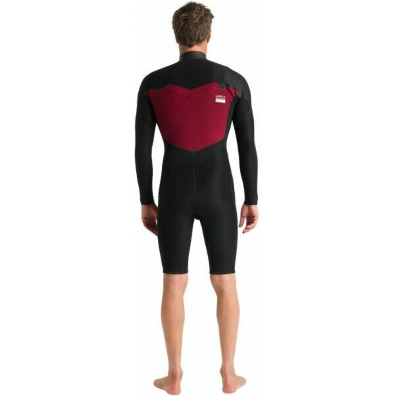 2024 C-Skins Hombres Session Manga Larga 3/2mm Gbs Chest Zip Shorty Neopreno C-SE32SPM - Black / Meteor X / Saffron 2 2024 C-Skins Hombres Session Manga Larga 3/2mm Gbs Chest Zip Shorty Neopreno C-SE32SPM - Black / Meteor X / Saffron - Imagen 2