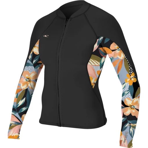 ONeill 2023 O'neill Chaqueta De Mujer Bahia 1/0.5mm Chaqueta Con Cremallera Completa 4933 - Negro / Demiflor -Aqua Sport Tienda 4933 HW5 F High Res 2000x2000 62e70b98 cccc 40b1 a46d 05fcd66368f7.2000x2000