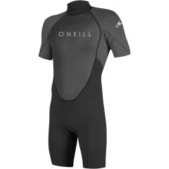 ONeill 2024 O'Neill Hombres Reactor II 2mm Back Zip Shorty Neopreno 5041 - Black / Graphite