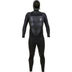 ONeill 2024 O'Neill Hombres Mutant Legend 5/4mm Chest Zip Con Capucha Neopreno 5369 - Black