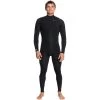 2024 Quiksilver Hombres Everyday Sessions 5/4/3mm Gbs Chest Zip Neopreno EQYW103200 - Black