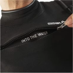 2024 Gul Hombres Response FX 5/4mm Gbs Chest Zip Neopreno RE1242-C1 - Black / Contour Camo -Aqua Sport Tienda Gul Mens Response FX GBS Chest Zip Wetsuit Black Contour Camo Detail 1.2000x2000