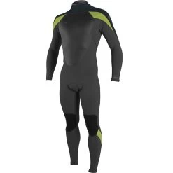 ONeill 2024 O'Neill Hombres Epic 5/4mm Back Zip Gbs Neopreno 4217B - Black / Gunmetal / Dayglo