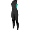 ONeill 2024 O'Neill Mujer Reactor II 1.5mm Front Zip Long Jane Neopreno 5295 - Black / Aqua