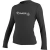 ONeill 2024 O'neill Básico De Mujer Skins Camiseta De Manga Larga 4340 - Negro