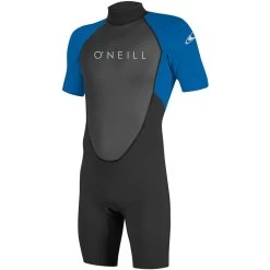 ONeill 2024 O'Neill Hombres Reactor II 2mm Back Zip Shorty Neopreno 5041 - Black / Ocean