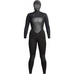 2024 Xcel Mujer Infiniti X2 6/5mm Chest Zip Con Capucha Neopreno XWQ65ZHN0 - Black