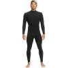 2024 Quiksilver Hombres Highline 4/3mm Chest Zip Neopreno EQYW103158 - Black
